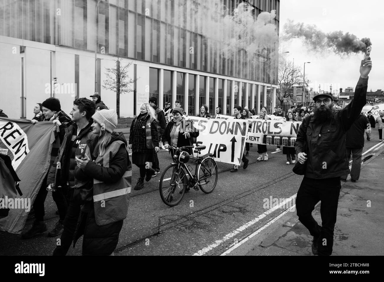 Glasgow Trades Union Council May Day Parade 2023 Foto Stock