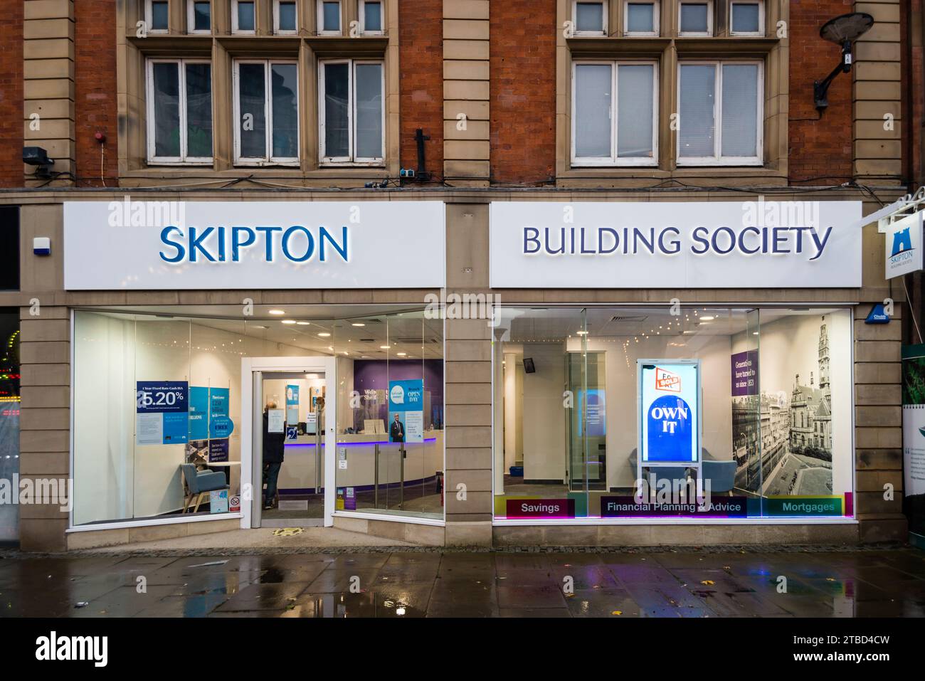 Skipton Building Society, Sheffield, Yorkshire, Regno Unito Foto Stock