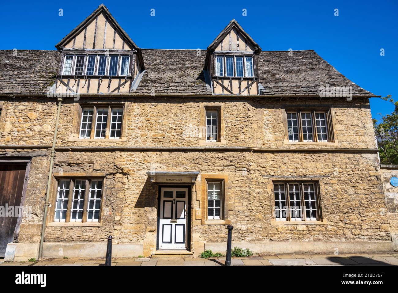 Old Warden's Lodgings (sale per studenti), Università di Oxford, in Merton Street a Oxford City Centre, Oxfordshire, Inghilterra, Regno Unito Foto Stock