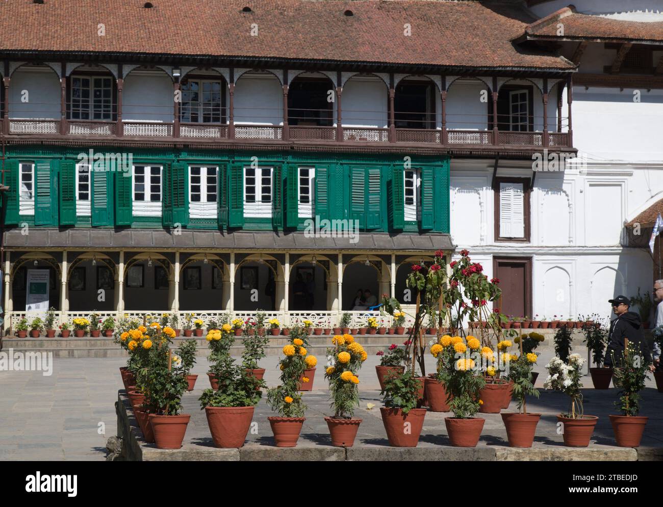 Nepal, Kathmandu, Hanuman Dhoka, Nasal Chowk, Foto Stock