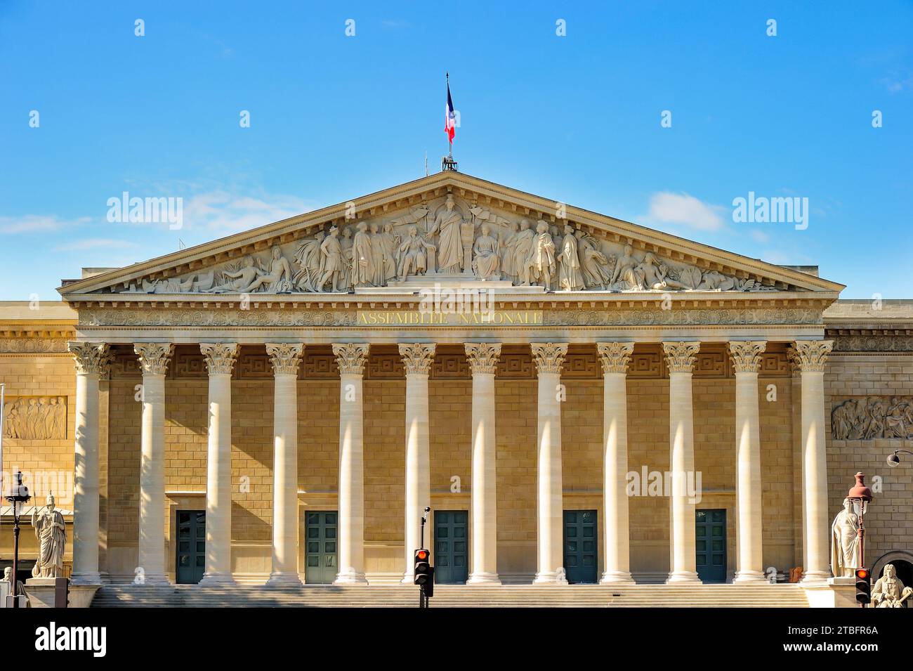 FRANCIA, PARIGI (75) 7° DISTRETTO, L'ASSEMBLEE NATIONALE Foto Stock