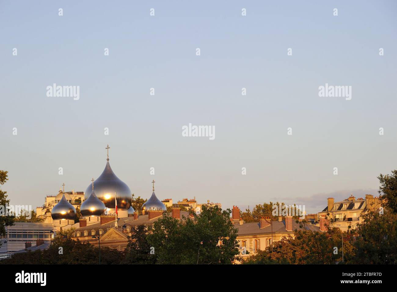 FRANCIA, PARIGI (75) 7° DISTRETTO, CHIESA RUSSA Foto Stock