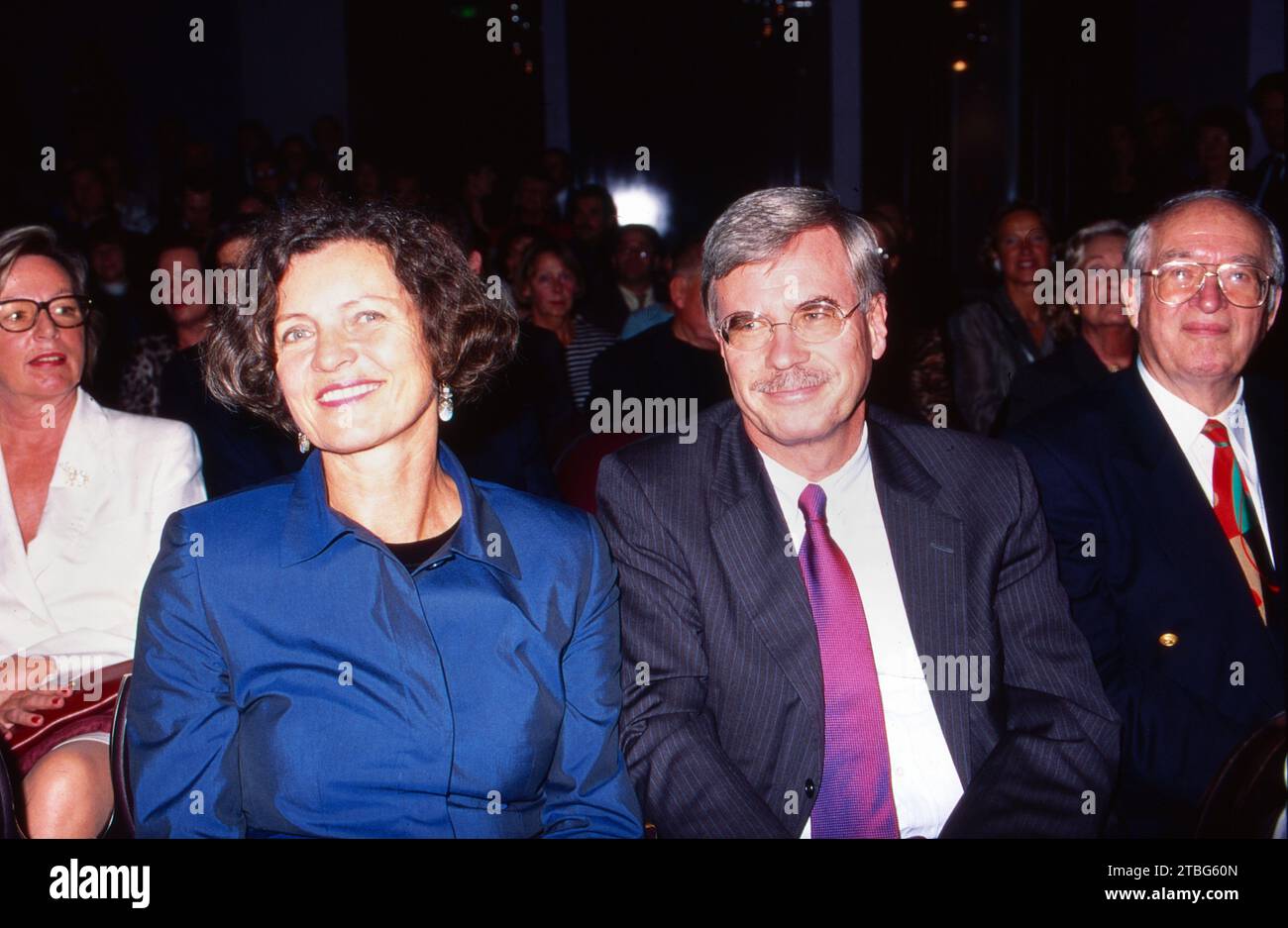 Unternehmer Michael otto, Vorstandsvorsitzender der otto Group, mit Ehefrau Christel, bei einer Veranstaltung, circa 1998. Foto Stock