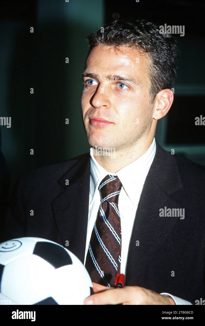 Oliver Bierhoff, deutscher Fußballspieler, Deutschland um 1997. Foto Stock