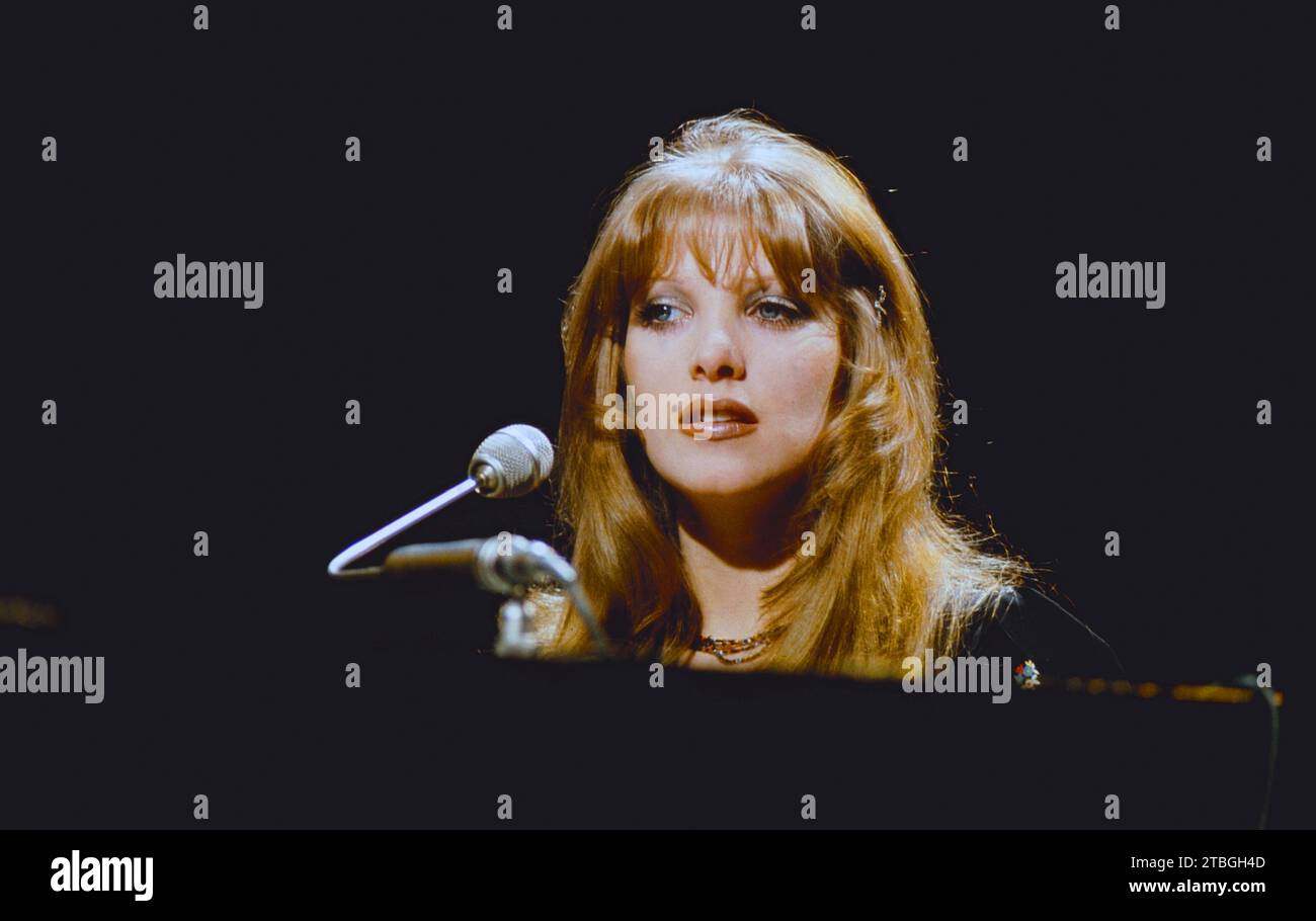 Lynsey de Paul, britische Sängerin und Liedermacherin, Ritratto, circa 1977. Lynsey de Paul, cantautrice britannico, ritratto, circa 1977. Foto Stock