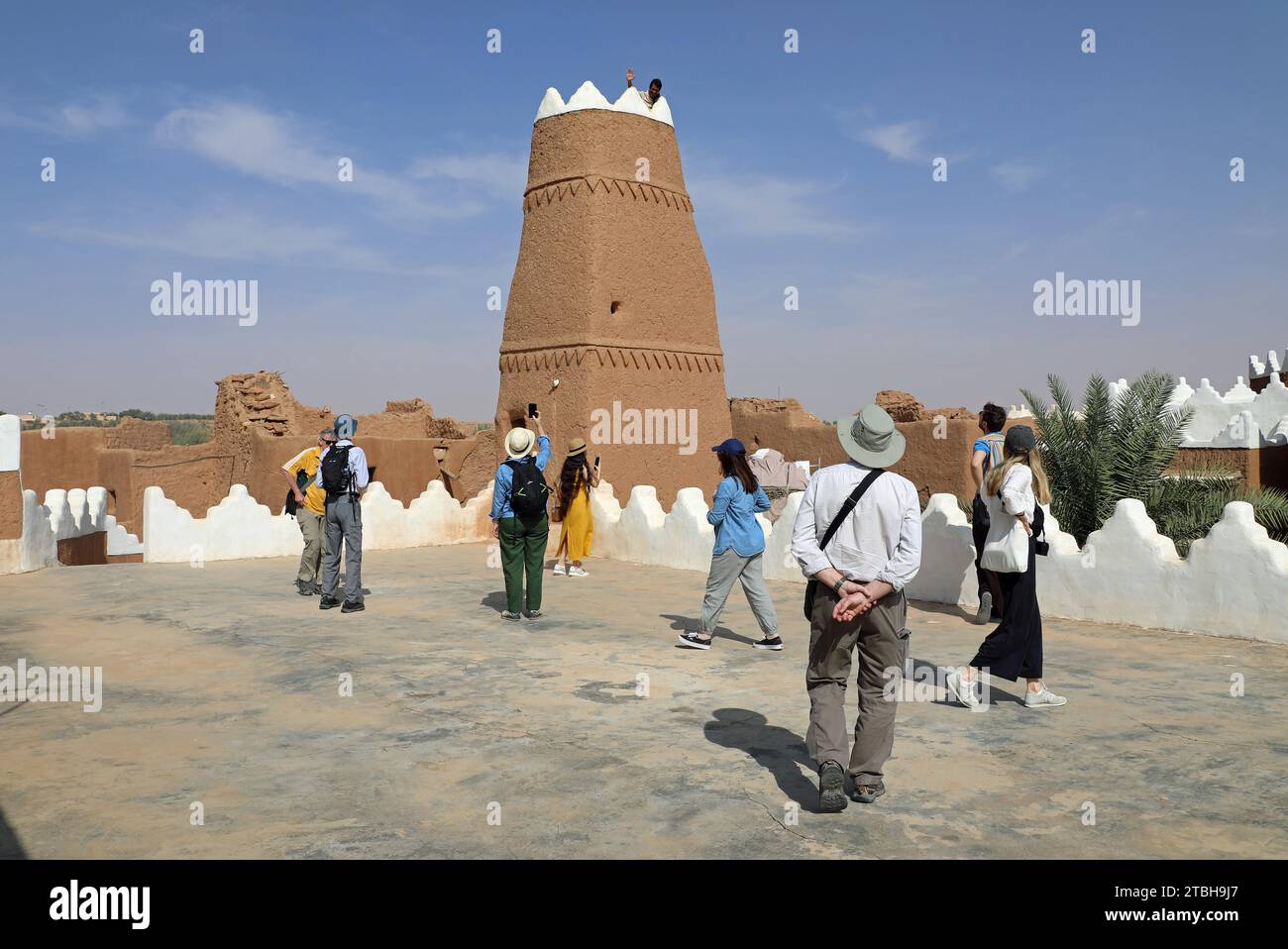 Ushaiger Heritage Village in Arabia Saudita Foto Stock
