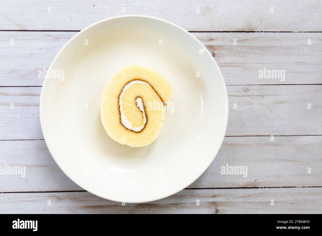 Piccolo dessert alla vaniglia Foto Stock