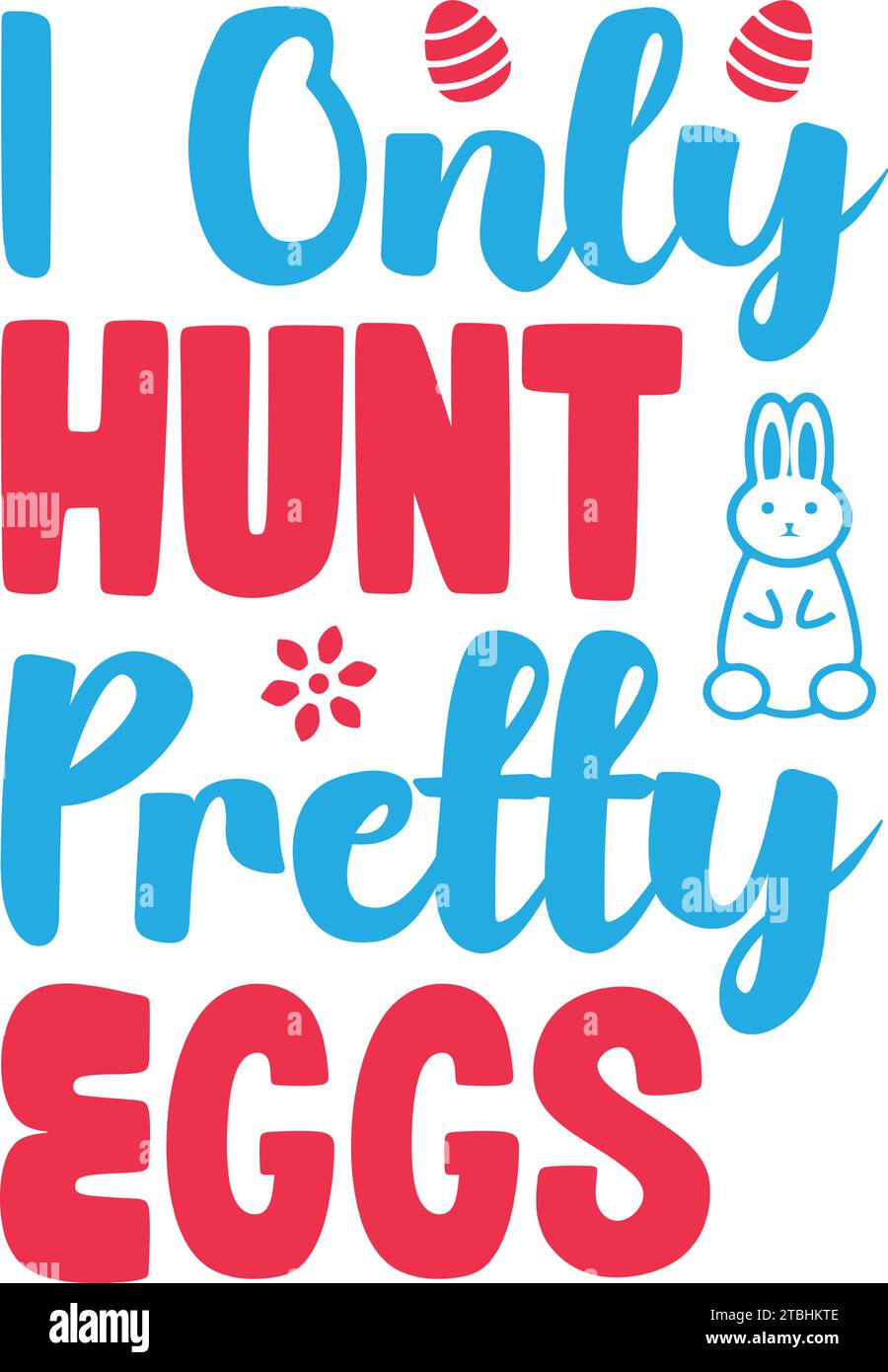 Ho solo caccia a Pretty Eggs retro Design , retro SVG Designs Illustrazione Vettoriale