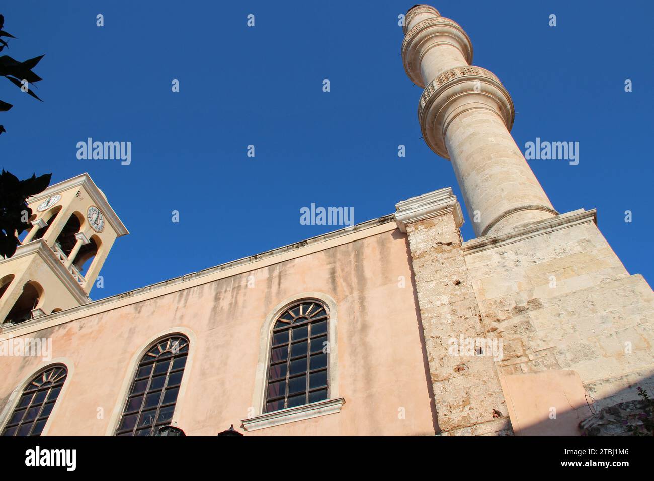 chiesa ortodossa (agios nikolaos) a chania a creta in grecia Foto Stock