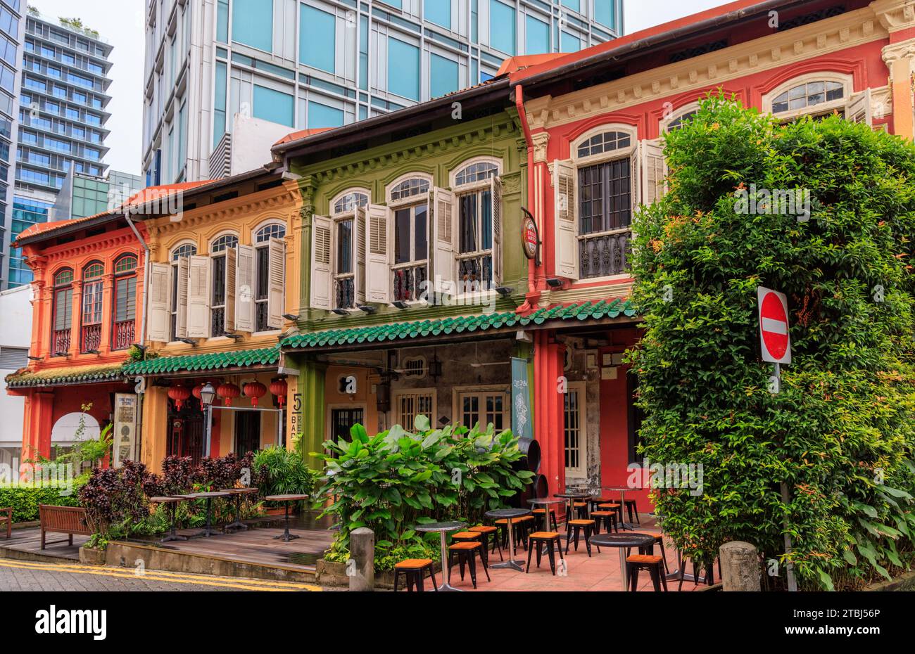 Bar in Emerald Hill Road, Singapore Foto Stock