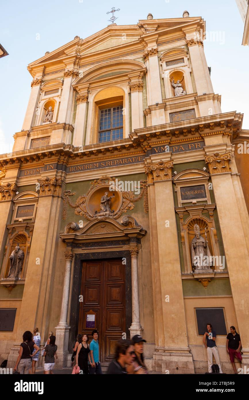 Saint-Jacques-le-Majeur Chiesa di Nizza, 1 Rue du Jésus, 06300 Nizza, Francia Foto Stock