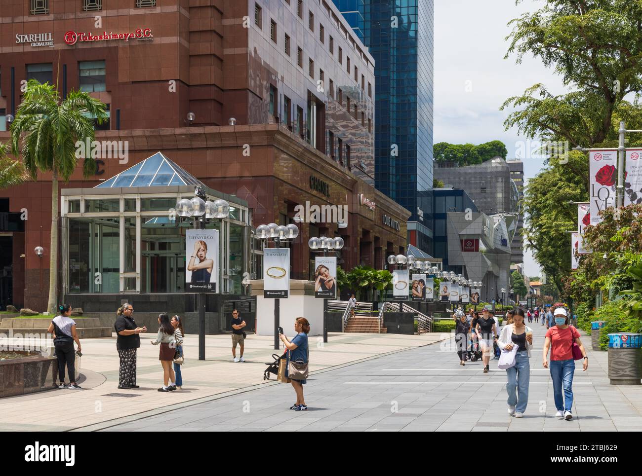 Ngee Ann City, Orchard Road, Singapore Foto Stock
