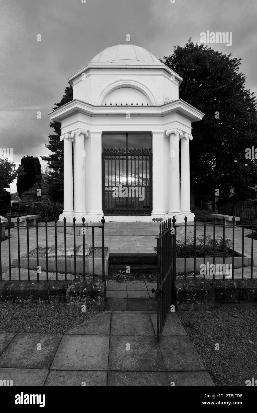 Robert Burns Mausoleum in St Michael's and South Parish Church, Dumfries Town, Dumfries and Galloway, Scozia, Regno Unito Foto Stock