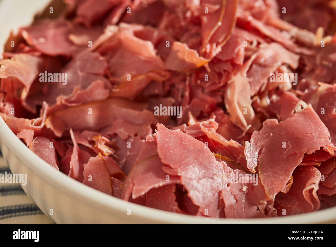 Carne secca e salata. Artigiano prodotto a Lancaster, Pennsylvania, USA Foto Stock