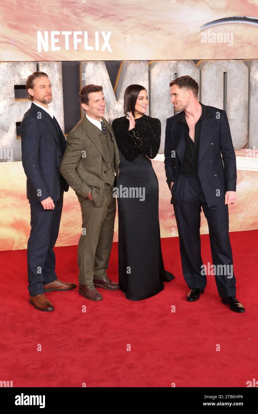 Charlie Hunnam, Zack Synder, Sofia Boutella e ed Skrein, Rebel Moon