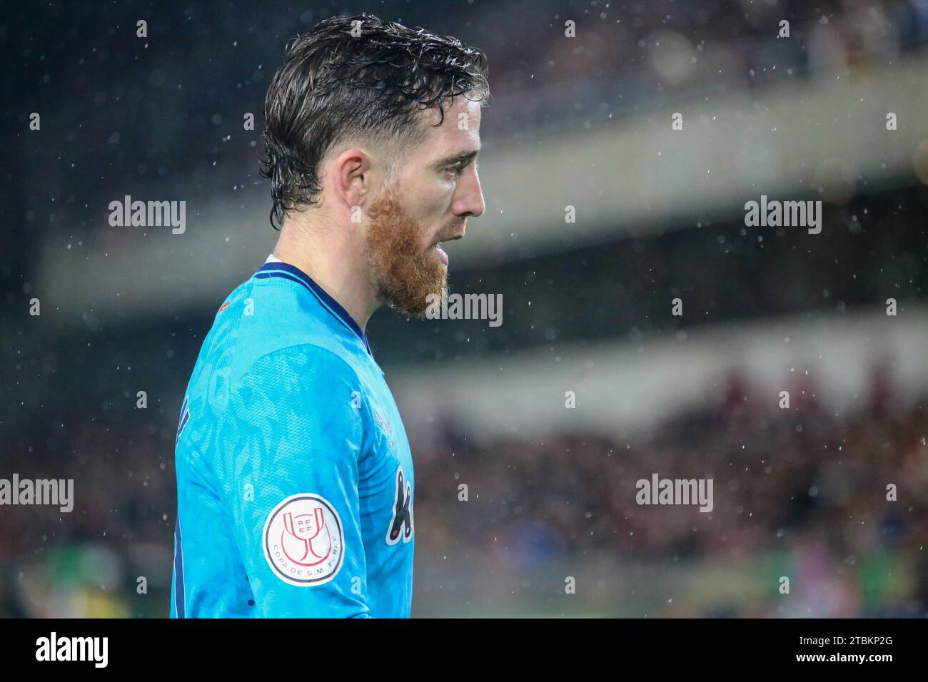 Santander, Spagna, 07 dicembre 2023: Giocatore dell'Athletic Club, Iker Muniain (10) durante il secondo turno della SM El Rey Cup 2023-24 tra CD Cayon e Athletic Club, il 7 dicembre 2023, presso i campi sportivi El Sardinero, a Santander, in Spagna. Credito: Alberto Brevers / Alamy Live News. Foto Stock