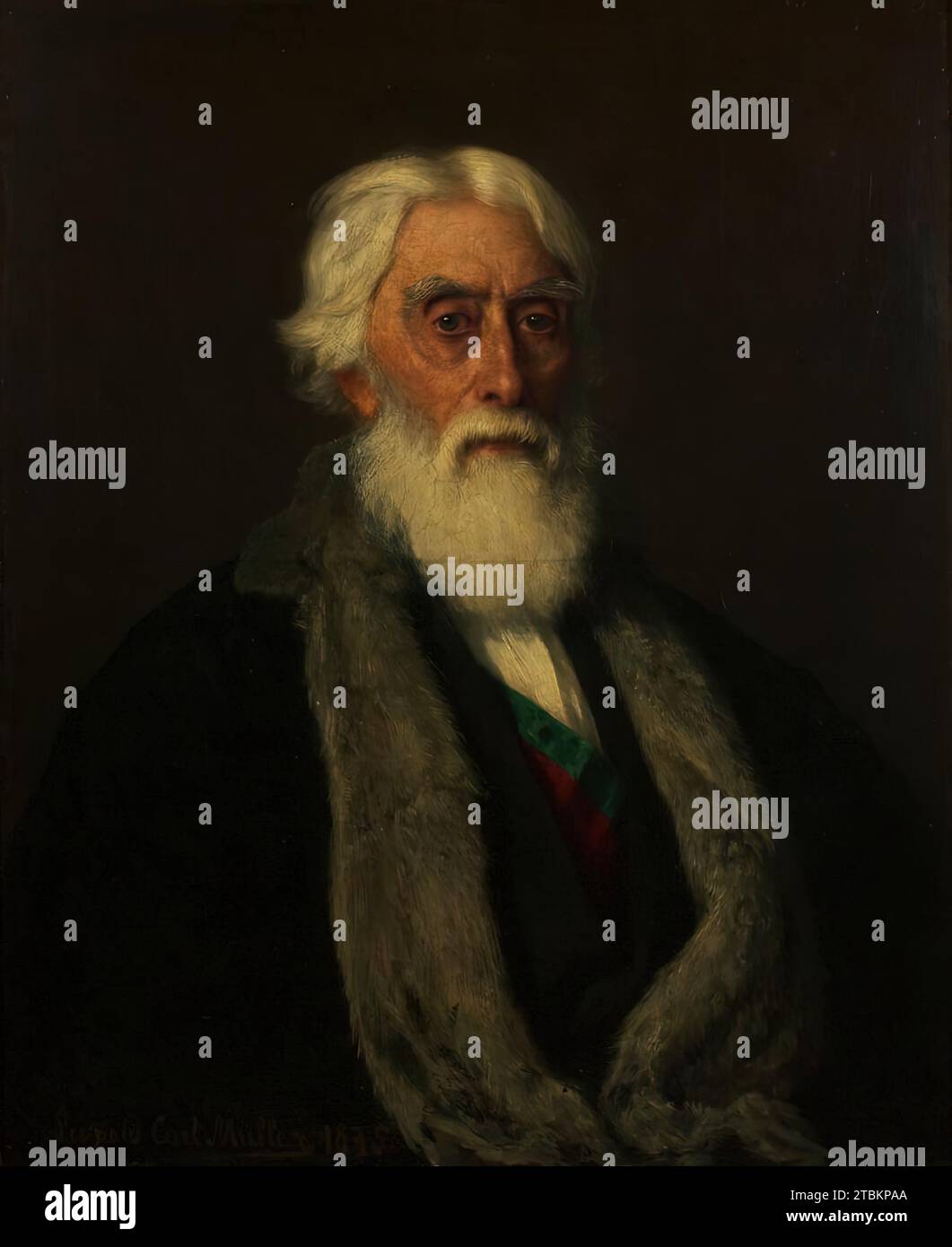 Feldzeugmeister Anton Graf Prokesch von Osten, 1875. Anton von Prokesch-Osten (1795-1876) è stato un diplomatico, statista e generale austriaco. Foto Stock