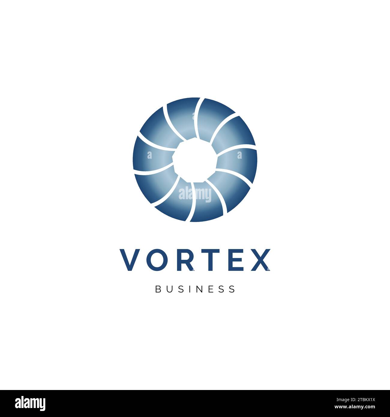 Modello di progettazione del logo Vortex Icon Illustrazione Vettoriale
