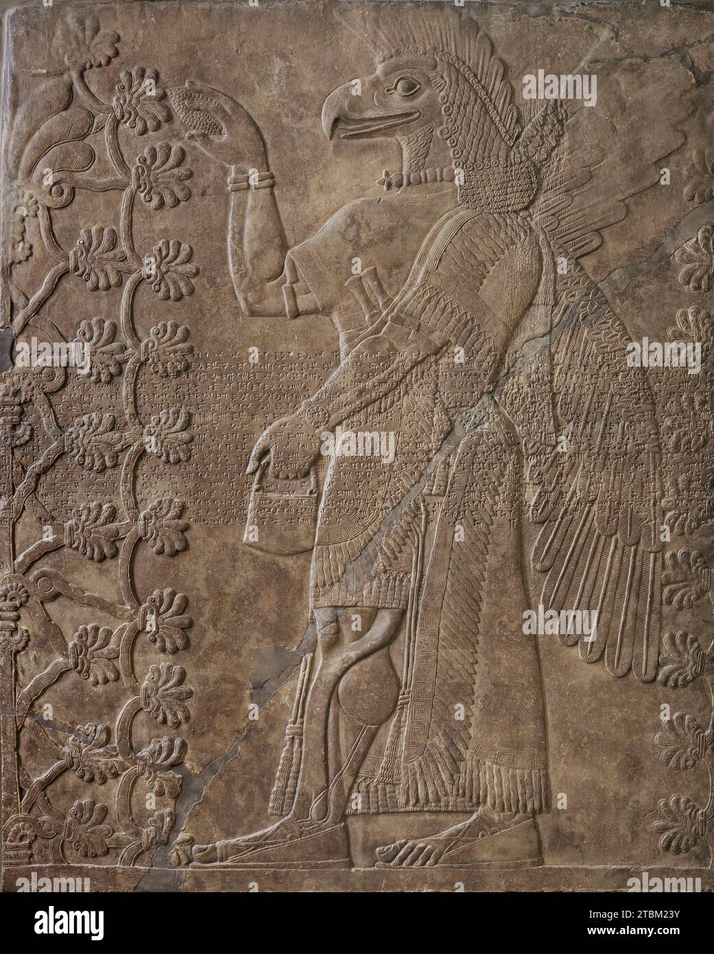 Divinità testa di Aquila (immagine 2 di 2), periodo neo-assiro (IX secolo a.C.. Foto Stock