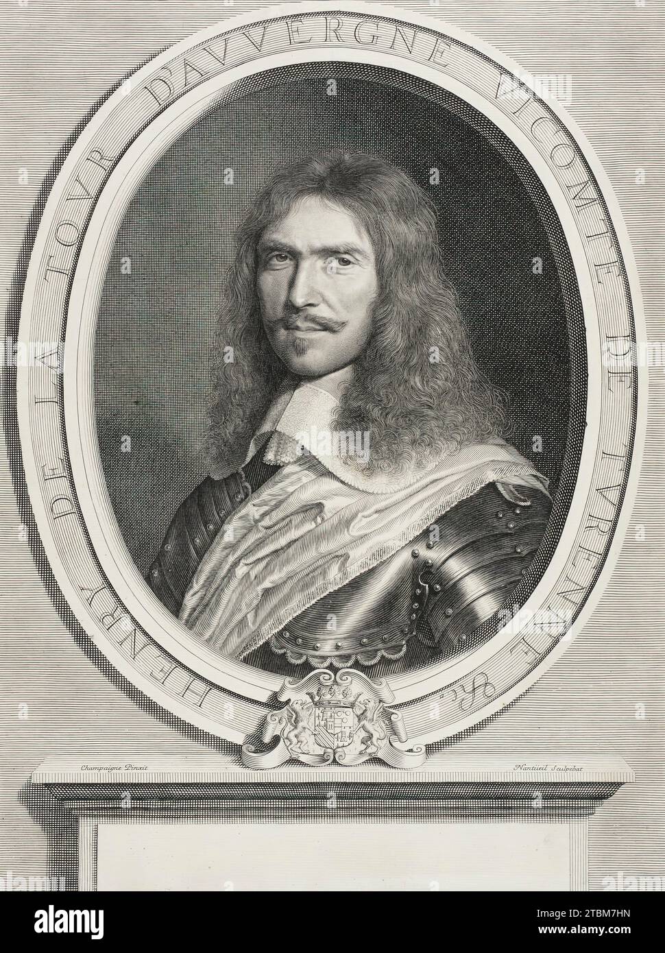 Henri de la Tour d'Auvergne, Maresciallo di Turenne, 1663. Foto Stock