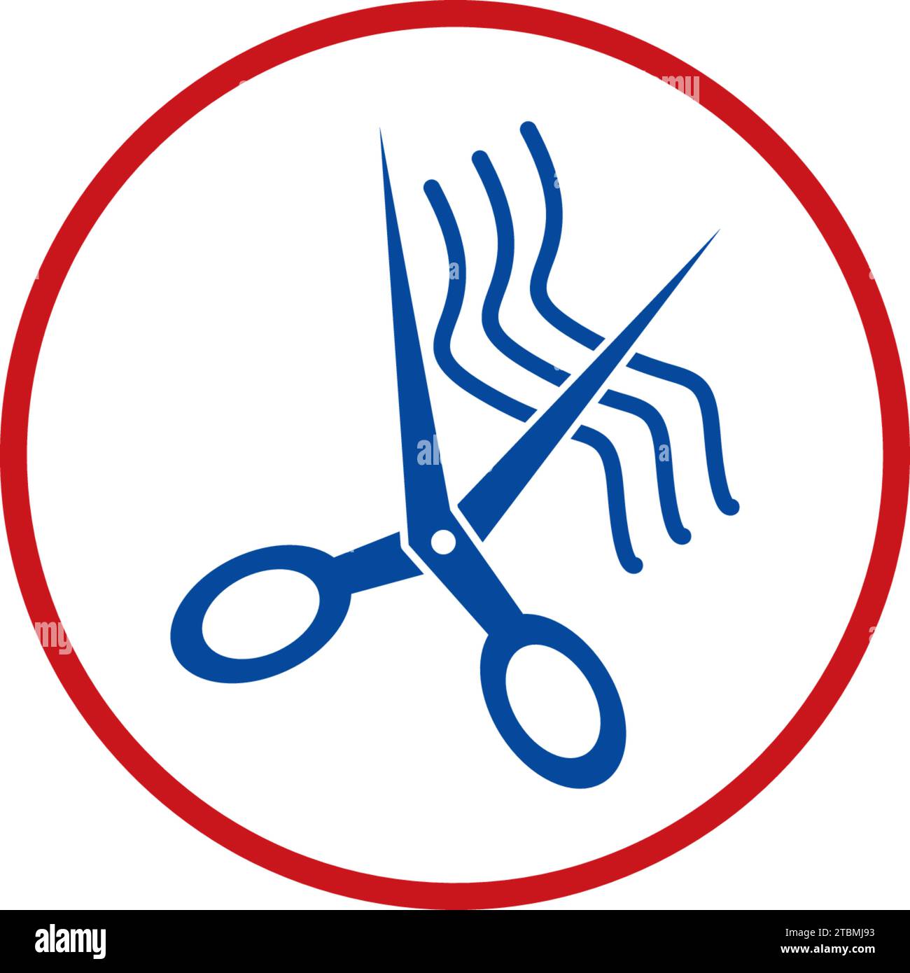 È un simbolo associato con cura, del salone di bellezza o di scarto Illustrazione Vettoriale