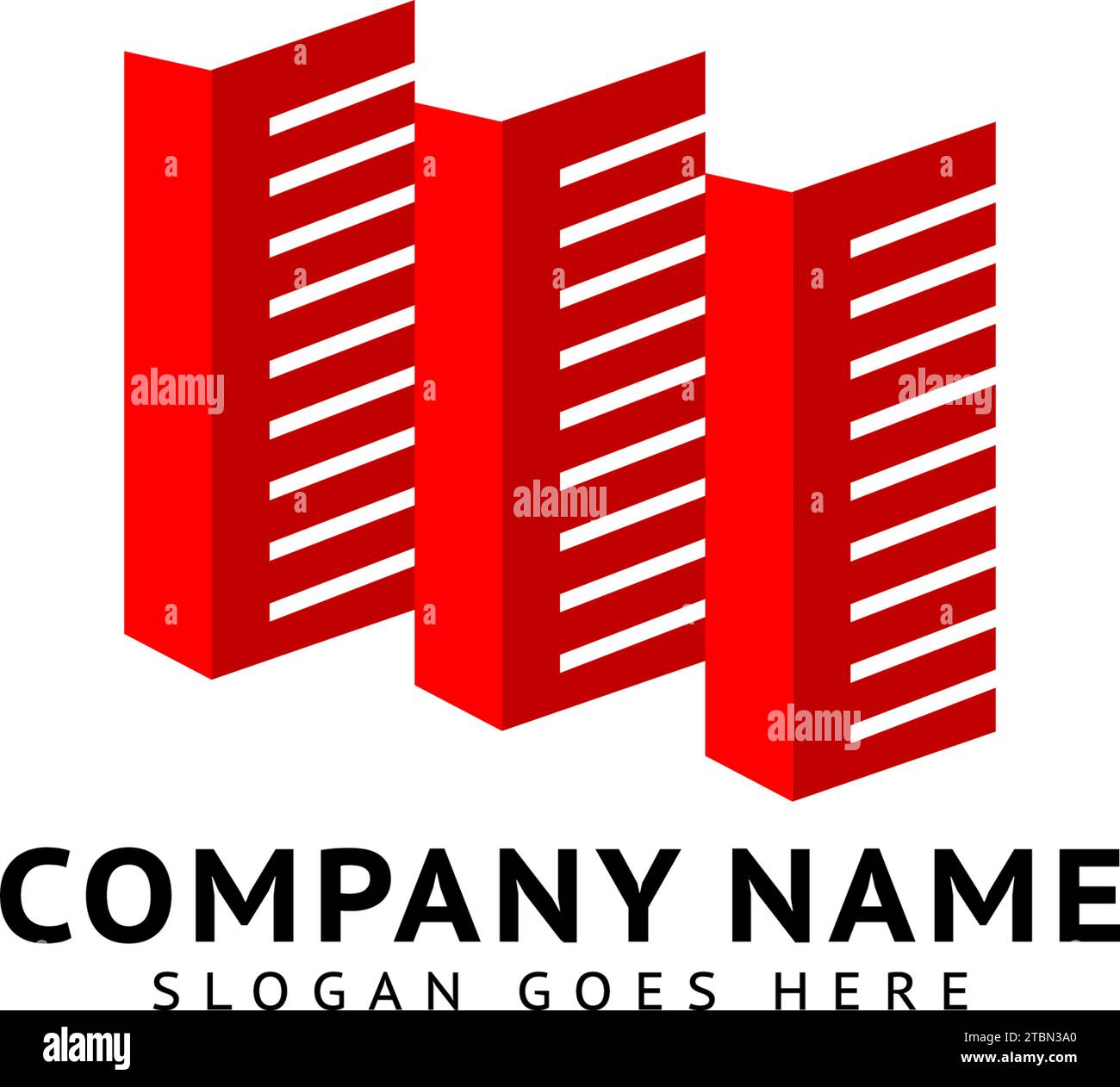 Icona di costruzione elemento di progettazione del logo Illustrazione Vettoriale