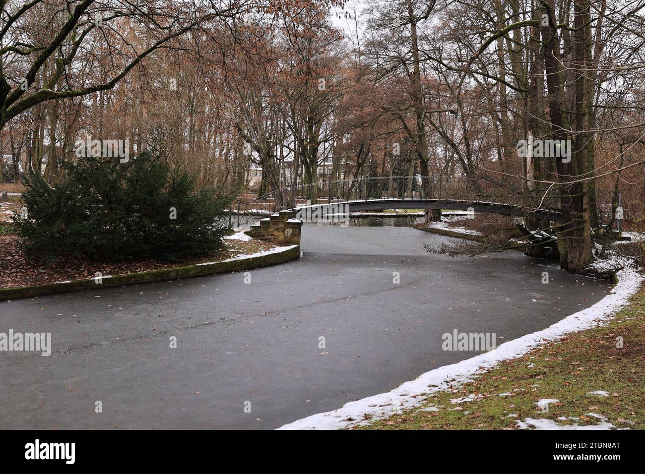 Impressionen aus Bayreuth im Winter Foto Stock