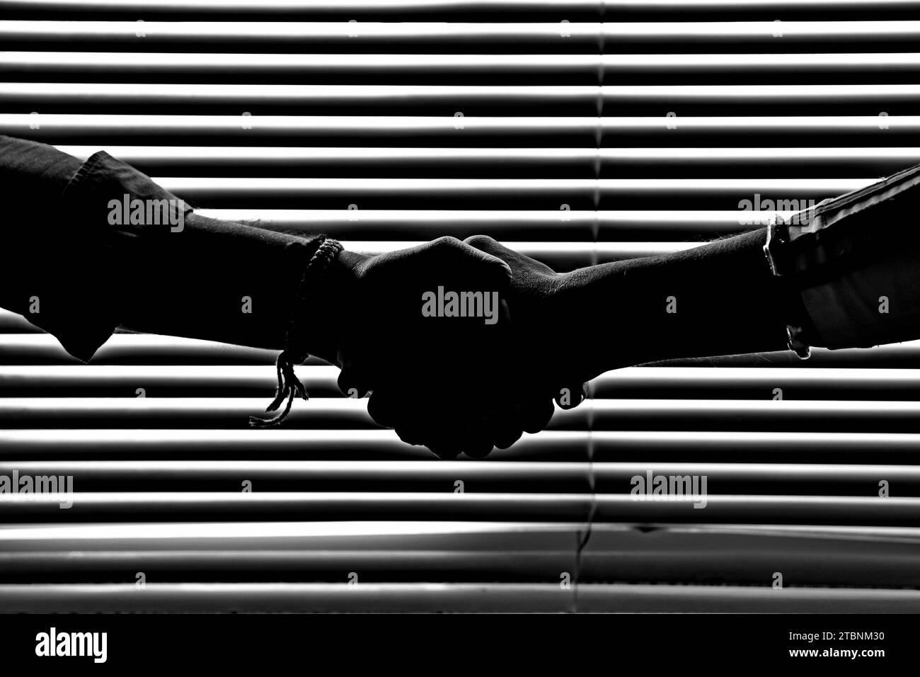 Handshake Close View background. Accordo d'affari, concetto d'accordo Foto Stock