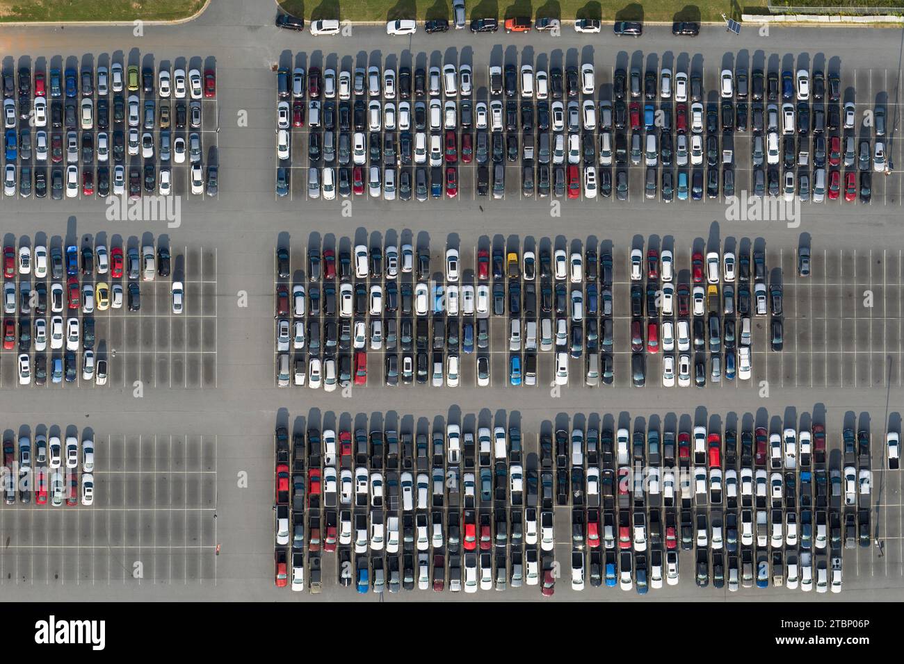 Parcheggio auto a noleggio, Winder Georgia Foto Stock