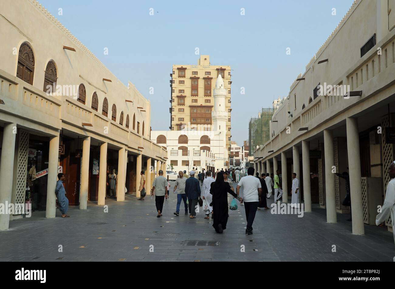 Storico al Balad a Jeddah in Arabia Saudita Foto Stock