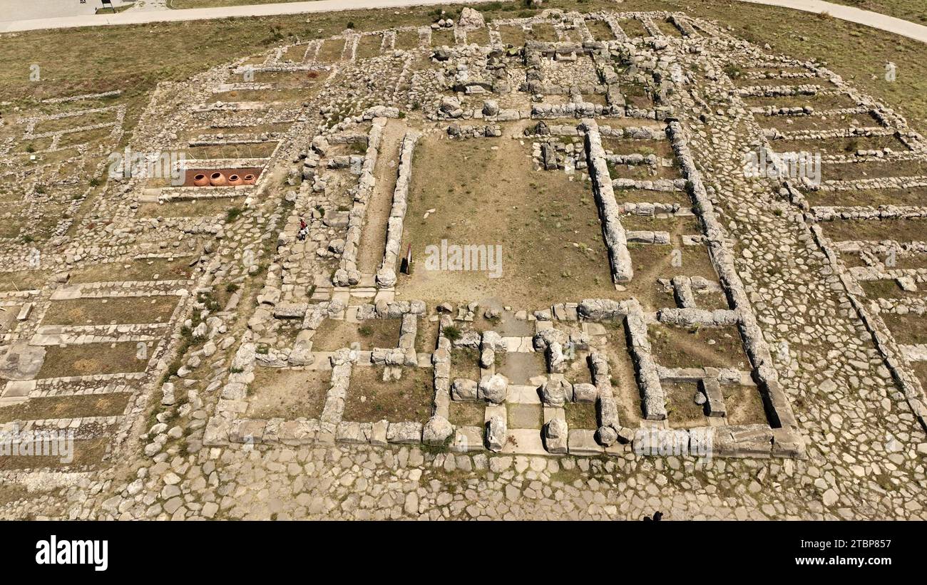 L'antica città di Hattusa si trova nel quartiere Bogazkale di Corum. La città è la capitale dello stato ittita. Foto Stock