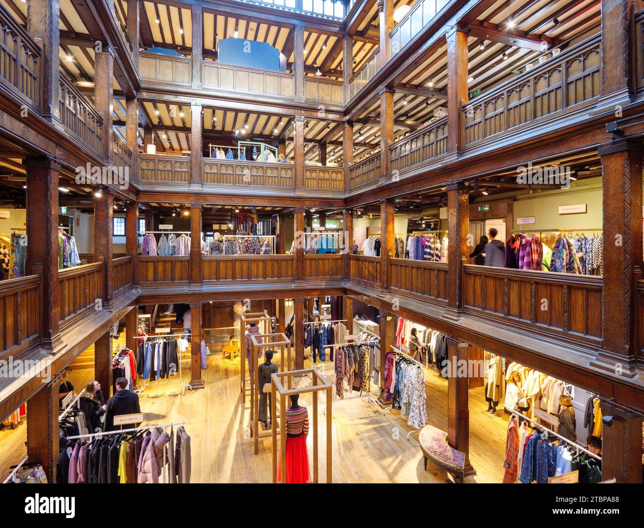 Liberty department store, London, Regno Unito Foto Stock