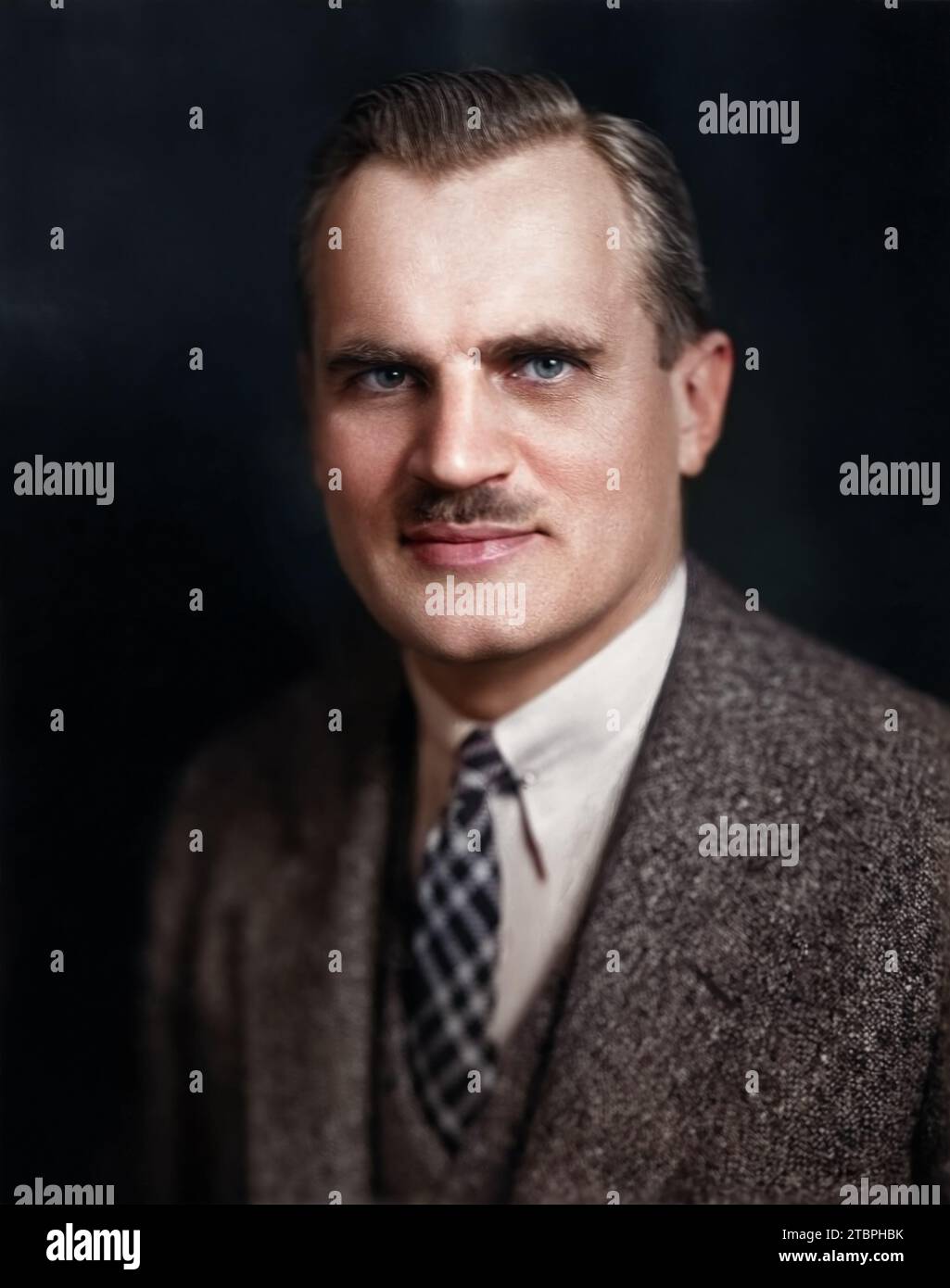Ritratto di Arthur Compton. Fotografia di Moffett Studio. Foto Stock