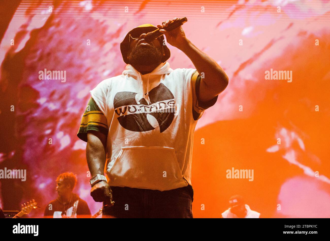 Raekwon (Corey Woods) del Wu-Tang Clan esibendosi al Release Athens Festival in Plateia Nerou / Grecia, luglio 2023 Foto Stock
