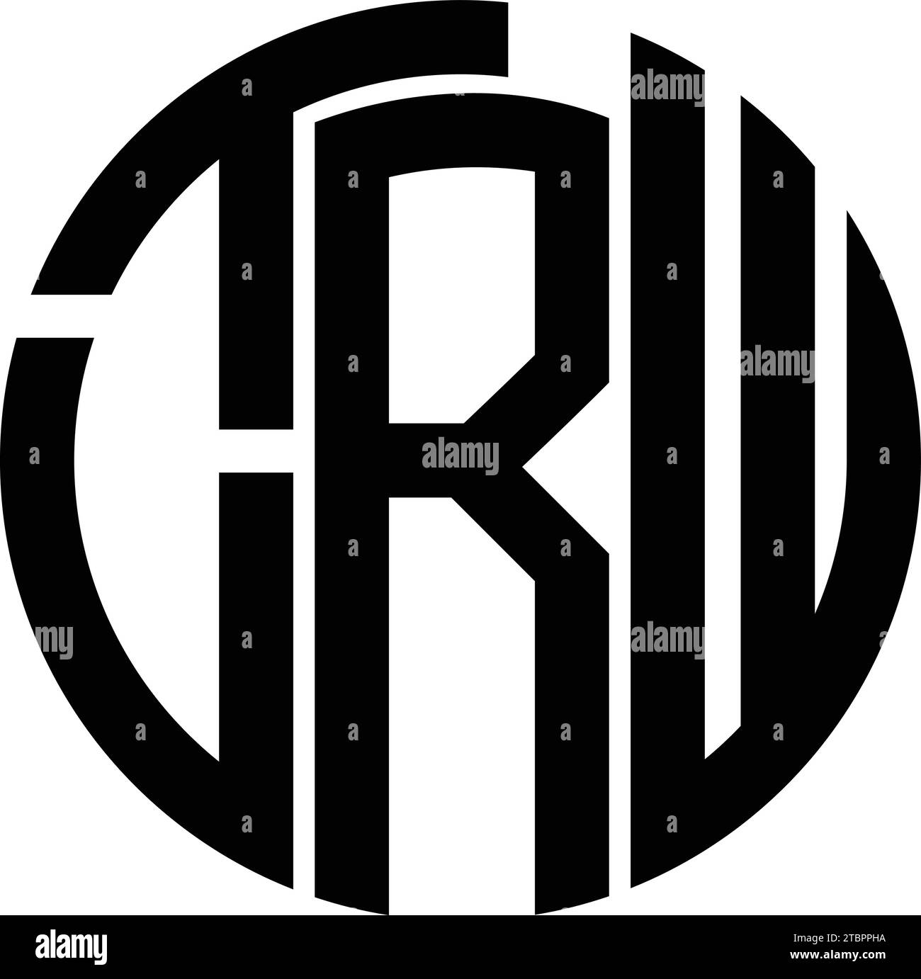 Logo VTRW Circle Vector Illustrazione Vettoriale