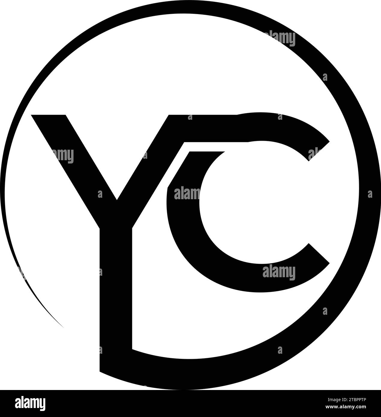 Logo Vector YC Illustrazione Vettoriale