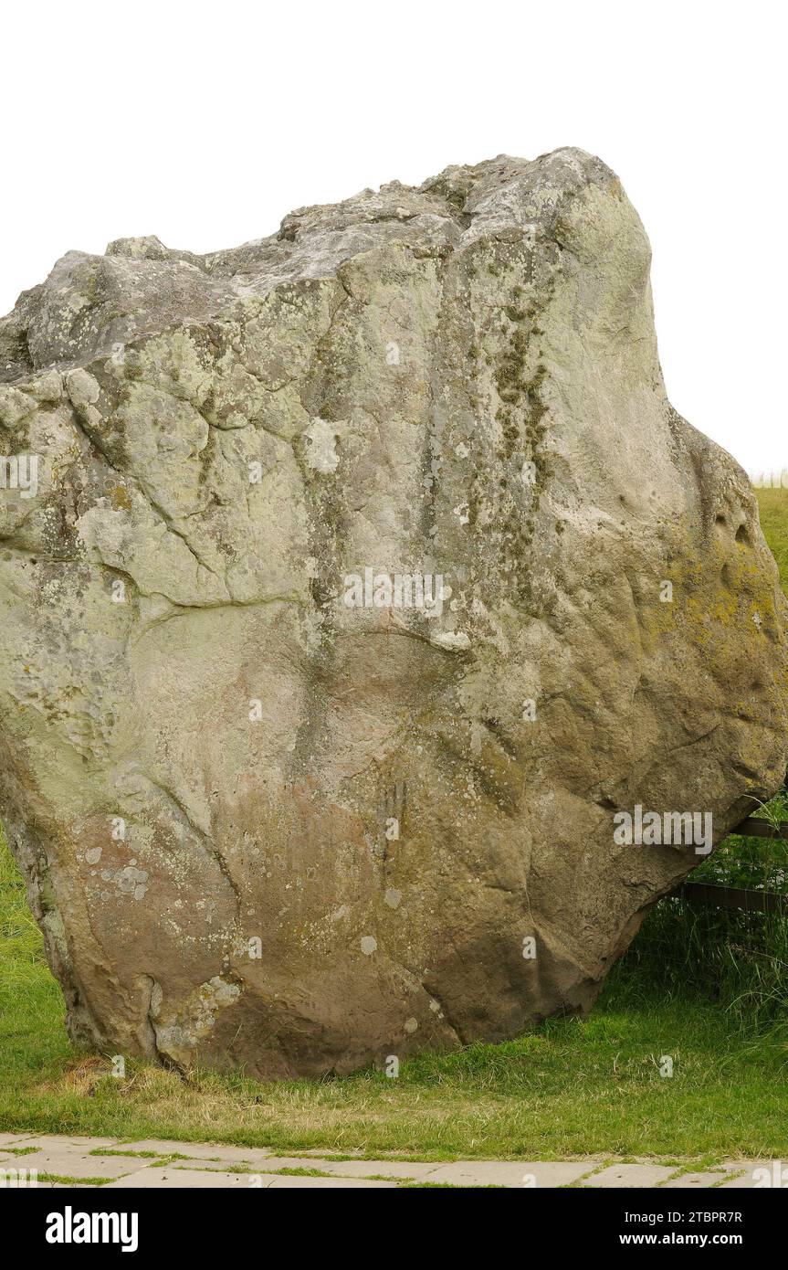 AVEBURY HENGE AND STONE CIRCLE – WILTSHIRE, INGHILTERRA Foto Stock