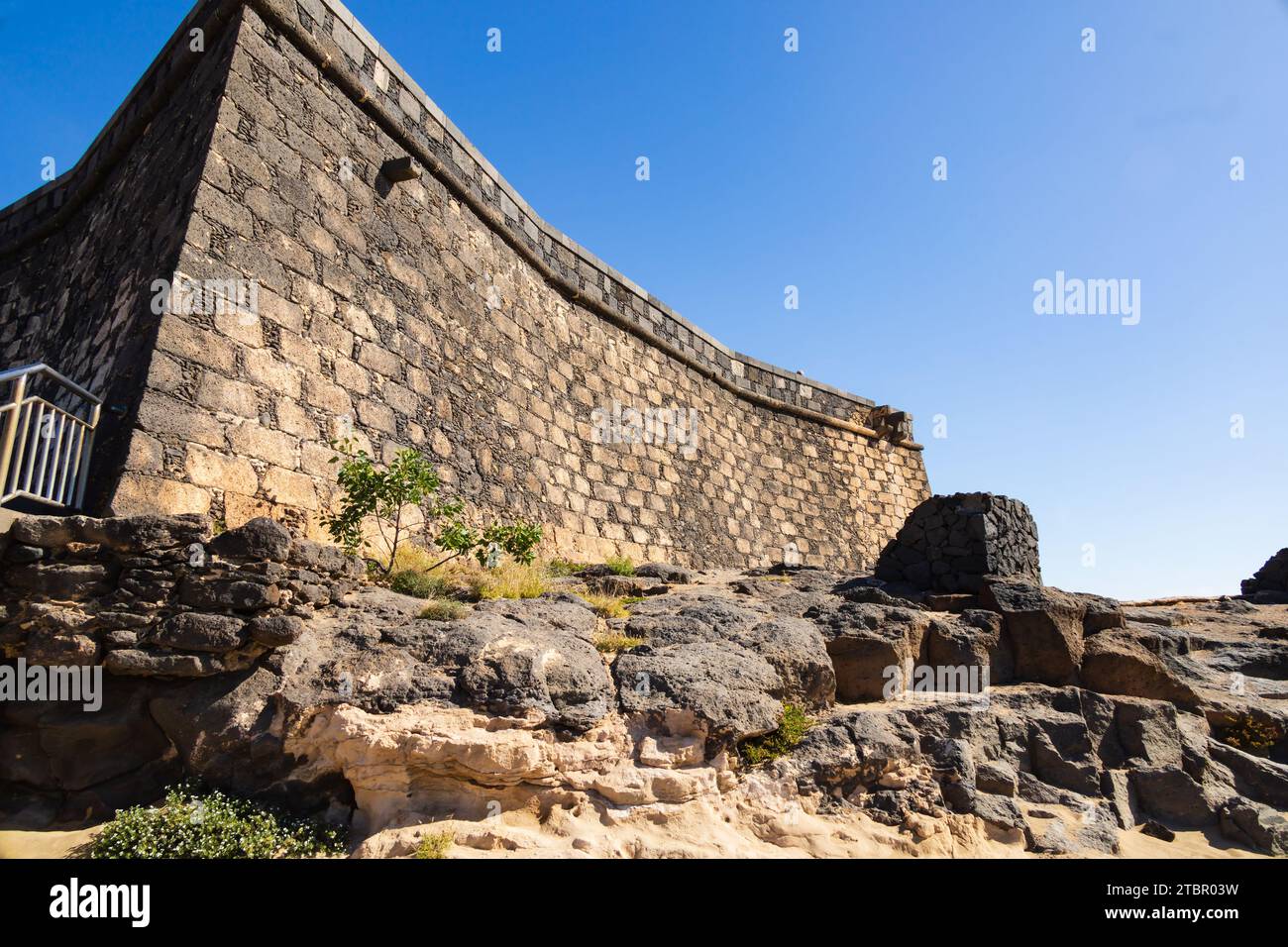 Castillo San Gabriel, Arrecife, Lanzarote, Las Palmas, Spagna Foto Stock