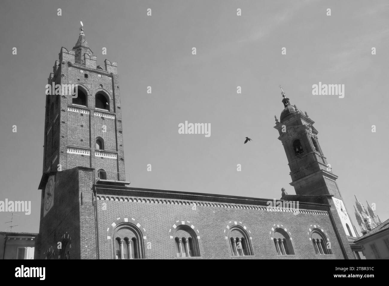 Monza, Centro storico, Piazza Roma, Palazzo dell'Arengario Foto Stock