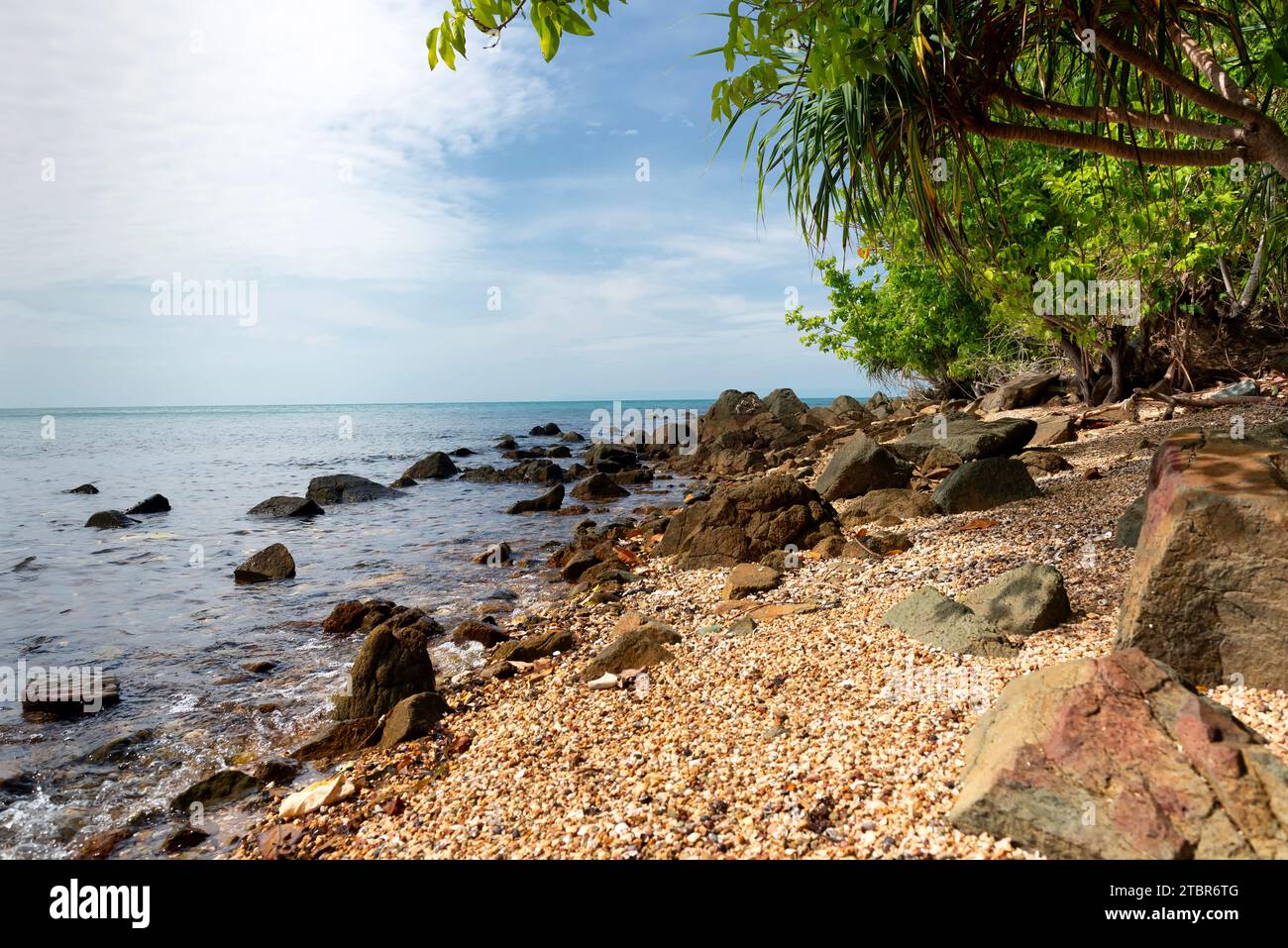 Koh Tonsai o Rabbit Island in Cambogia Foto Stock