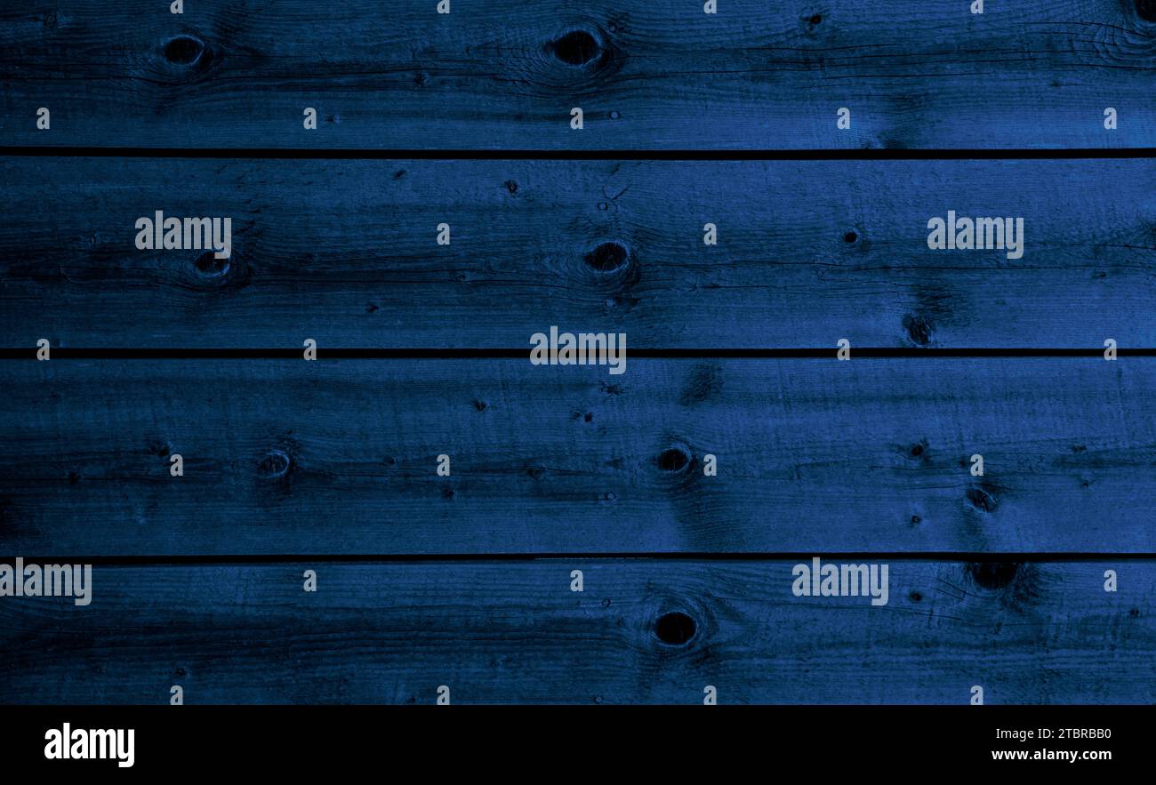 Blu sullo sfondo di legno Foto Stock
