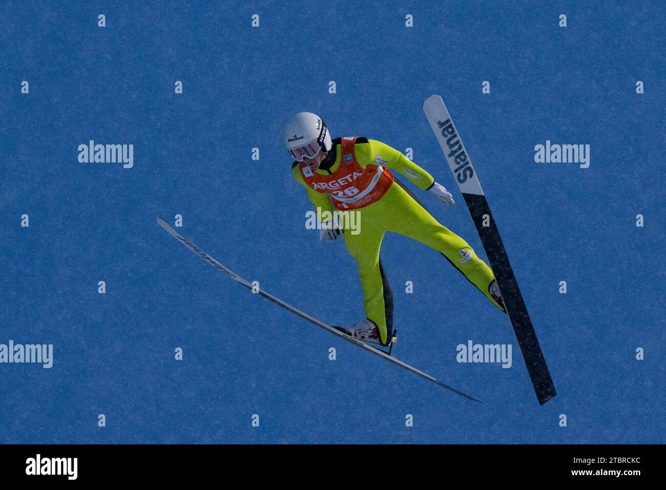Erik Belshaw (USA), GER, FIS Viessmsann Skisprung Weltcup Klingenthal, Qualifikation, 08.12.2023 foto: Eibner-Pressefoto/Michael Memmler Foto Stock