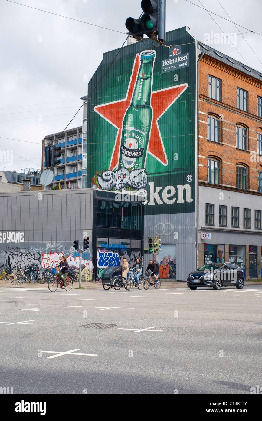 Facciata pubblicitaria Foto Stock