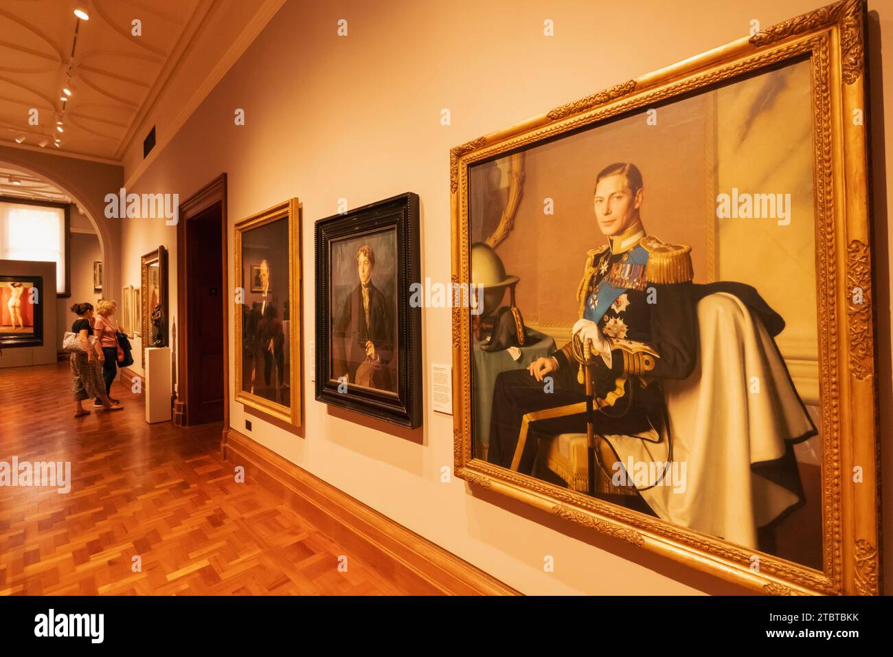 Inghilterra, Londra, National Portrait Gallery, vista interna Foto Stock