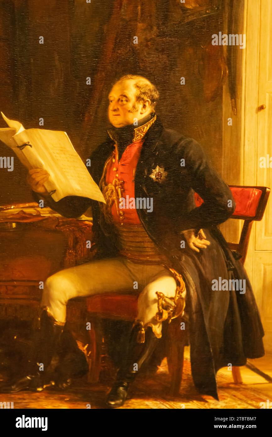 Inghilterra, Londra, Ritratto di Federico Duca di York e Albany (1763-1827) di Sir David Wilkie datato intorno al 1823 Foto Stock