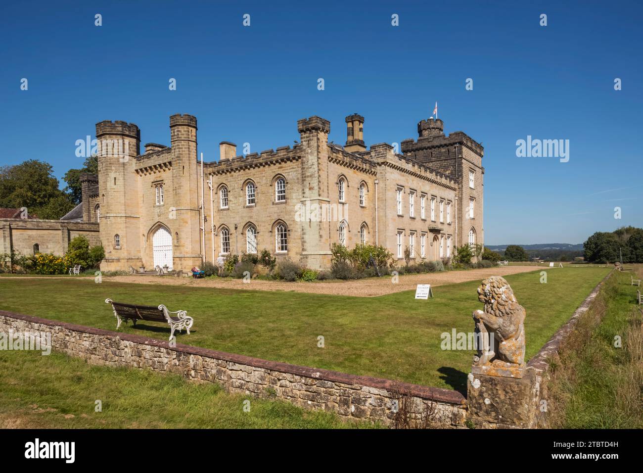 Inghilterra, Kent, Chiddingstone, Chiddingstone Castle Foto Stock