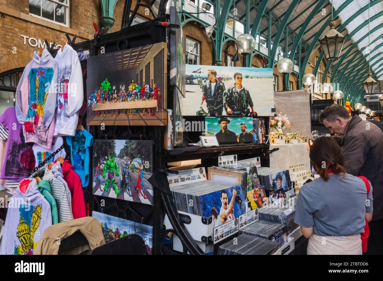 Inghilterra, Londra, Covent Garden, bancarelle tipiche del mercato Foto Stock