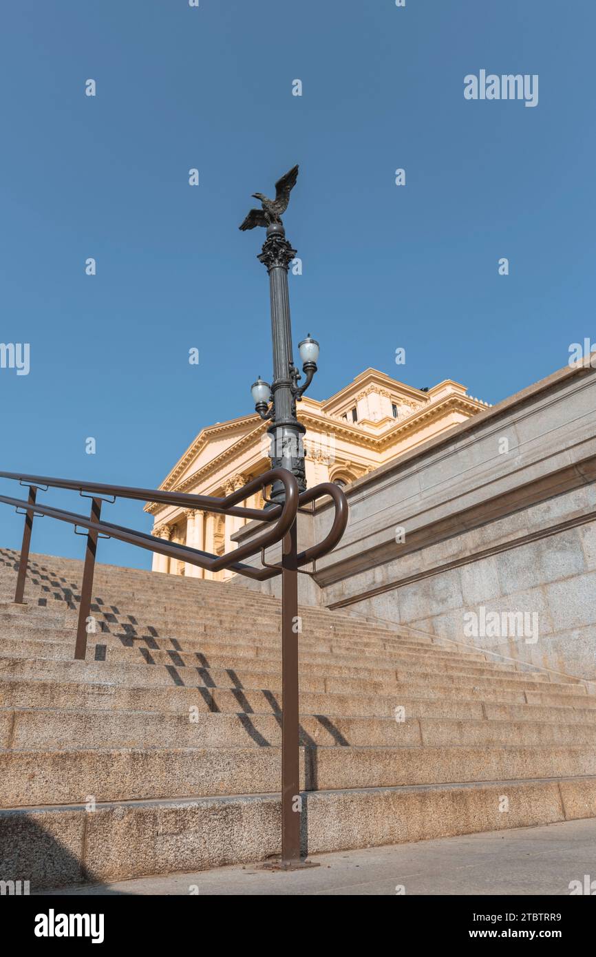 Il Museu do Ipiranga è l'edificio principale del Museo Paulista, un museo specializzato in storia e cultura materiale, che fa parte dell'Univer Foto Stock
