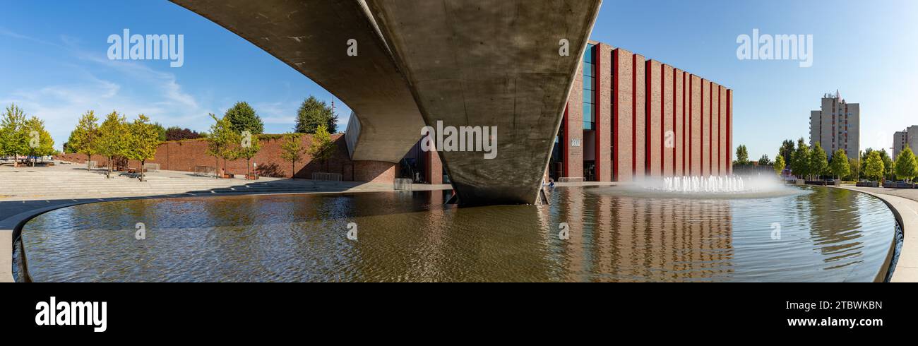 Una foto panoramica della National Polish radio Symphony Orchestra Foto Stock