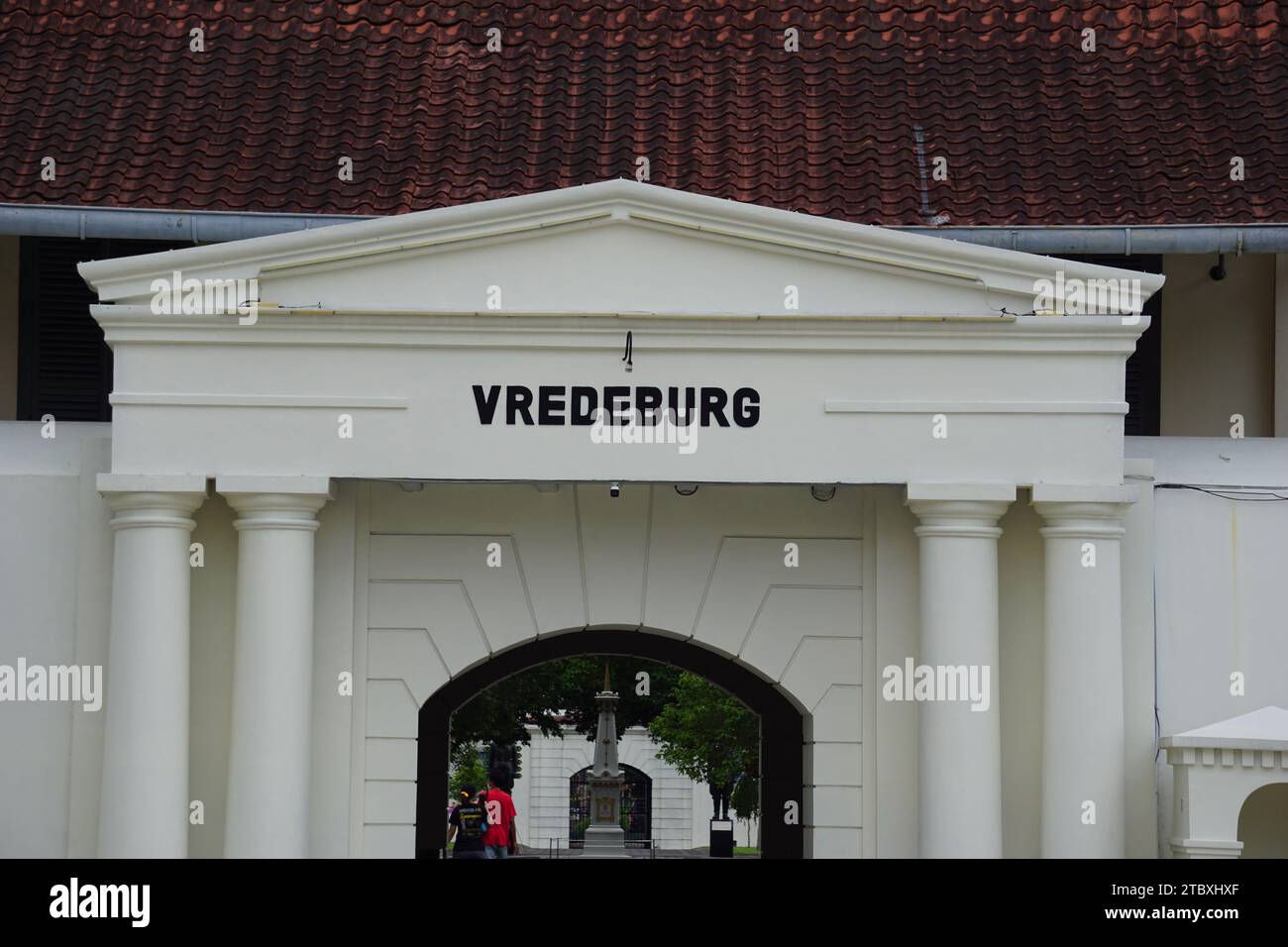 Museo di Fort Vredeburg. Il complesso militare è stato convertito in un museo della lotta per l'indipendenza indonesiana che è stato aperto nel 1992 Foto Stock